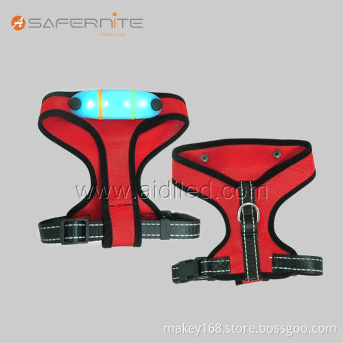 Nylon Led Light-Up Illuminated Pet Dog Harness